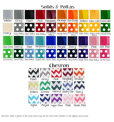 Sports Name Ponytail Bows, Customizable Cheer Streamer, Red Black White, Track Cross Country and Volleyball Hair Ties with School Name