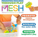 Creativity for Kids Sensory Bin: Construction Zone Playset - Preschool Learning Activities, Excavator Toys for Boys Ages 3-5+, Outdoor Toys and Gifts for Kids