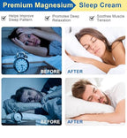 Magnesium Cream For Feet, Magnesium Cream for Sleep,Soothes Muscle Tension,Magnesium Lotion for Relaxation,3.17oz