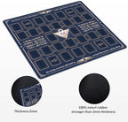 for Yugioh Playmat, 2-Player, Limited Edition Rare Dice and Free Storage Bag Master Rule Duel Field Zones, Large Card Game Mat (Building Blocks)