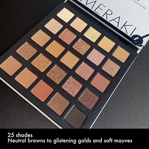 LORAC PRO Matte & Shimmer Eyeshadow Palette, Metallic High Pigmented, Mirror Compact