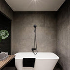 Luxury Spa Series, 6 Spray Settings 4.5 inch Hand Held Shower Head, Long Stainless Steel Hose, MAXX-imize Your Shower with Showerhead in Oil Rubbed Bronze Finish