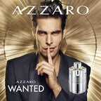 Azzaro Wanted Eau de Parfum - Energizing & Intense Mens Cologne - Woody, Aromatic & Spicy Fragrance - Fresh Notes of Juniper Berries, Sage, Vetiver - Lasting Wear - Luxury Perfumes for Men