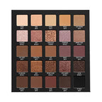 LORAC PRO Matte & Shimmer Eyeshadow Palette, Metallic High Pigmented, Mirror Compact