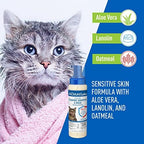 Plus Flea & Tick Foaming Shampoo & Wash for Cats & Kittens Over 12 Weeks ; Sensitive Skin Flea Treatment for Cats and Kittens ; Kills Adult Fleas, Ticks, and Lice On Contact ; 10 Oz