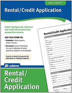 Adams Rental and Credit Application Form, 8.5 x 11 Inch, White (LF305)