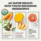 Eclat Skincare 3-Pack Face Serums - Vitamin C, Hyaluronic Acid, Retinol for Anti-Aging, Hydrating Care
