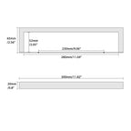 Alise Hand Towel Holder,12 Inch Towel Bar for Bathroom,Towel Racks for Lavatory,Wall Mount Towel Hanger,SUS304 Stainless Steel Towel Rail,White Finish