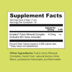 Ameo Life Fulvic Acid & Mineral Complex – Cellular Support, Detox, Collagen Boost – Promotes Skin, Hair, Nail Growth & Energy – Vegan, Gluten-Free, Non-GMO, Made in the USA -16 OZ