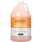 Ginger Lily Farms Club & Fitness Nourishing Body Wash, 100% Vegan & Cruelty-Free, Bath & Shower Gel for Men and Women, Citrus Scent, 1 Gallon (128 fl. oz.) Refill