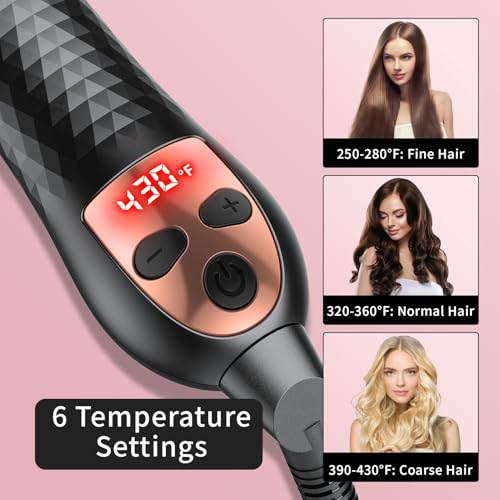 Rotating Curling Iron, Beach Waves Hair Curler Automatic Rotating, Best Curling Iron for Thin Fine Hair
