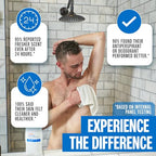 Carpe Exfoliating Underarm Scrub with Odor Protection, Underarm Exfoliator to Improve Deodorant Performance - Energizing Minty Fresh Smell - Armpit Scrub for Women and Men (3 Pack)