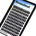 Large Tray,10-20mm to Choose DIY Eye Lashes Extensions 120 Cluster Wide Stem Eyelashes Soft and Lightweight Individual False Eyelashes Dramatic Look (8mm)