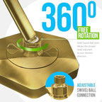 AquaHomeGroup Luxury Filtered Shower Head - High Pressure Rain Showerhead with Filter for Chlorine, Rust, Sediments - Water Filter Shower Head with Vitamin C E A - SPA Effect (Patent Pending) (Golden)