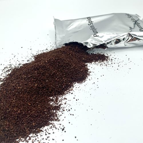 Sarasota Coffee Ground Packets | Gourmet Flavored Medium Roast Bulk Coffee Packs | Pumpkin Spice | Low Acid Mold Free Singles Individual Pouches for 12 Cup Coffee Maker | 2 Ounce Bags, 36 Count