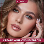 ICONSIGN Lash Lift Kit, 2 in 1 Brow Lamination Eyelash Perm Kit, Professional Lash Perm Kit for Natural Lash Lift and Brow Enhancement (Quantity: 2×5 Packs)