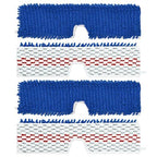 4 Pack Mop Head Replacement Compatible with O-cedar Hardwood Floor 'N More Microfiber Dual or 3-Action Flip Mop Refill Chenille Mop Replace Pads for Ocedar Dual-Action Flip Mop,Reusable & Washable Pad