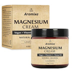 Magnesium Cream For Feet, Lavender Scent Magnesium Cream for Sleep,Soothes Muscle Tension,Magnesium Lotion for Relaxation, 4oz