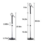 Erytlly Hair Dryer Stand Hands Free 360-Degree Rotating Adjustable Height Metal Hair Dryer Stand Blow Dryer Holder for Bathroom, Vanity, Makeup Room