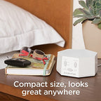 LectroFan White Noise Machine with 10 Fan and 10 White Noise Options, White (FFP)