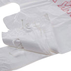 TashiBox Thank You plastic bags with handles(500 count),shopping,grocery T-shirt bags for small business,11.5" X 6.25" X 21", 15mic, 0.6 Mil
