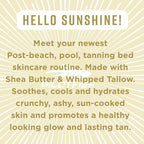 Sun & Done Whipped Beef Tallow for Skin - After Sun Care 7 Simple Ingredients Including Shea Butter & Fragrance Free | Sun Burn Healing Cream, After Tanning Lotion, After Sun Lotion, Gel, Moisturizer