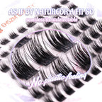 Upgraded,Natural Eyelash Clusters C Curl 8-14mm, Cluster Eyelash extensions Wispy with No Plastic Feel,Ultra-Soft Individual Lashes with Thin Band, long-lasting and New Comfort - Classic Style