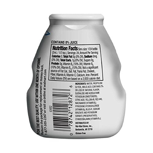 Pack of 7 - Great Value Drink Enhancer, Peach Tea, 1.62 fl oz