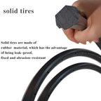 Wheelchair Rear Wheel Replacement Tire, 24 "X 1" Universal Flat-Free Polyurethane Tire,Equipped with installation tools, Wheelchair accessories for all brands(1 Pair)