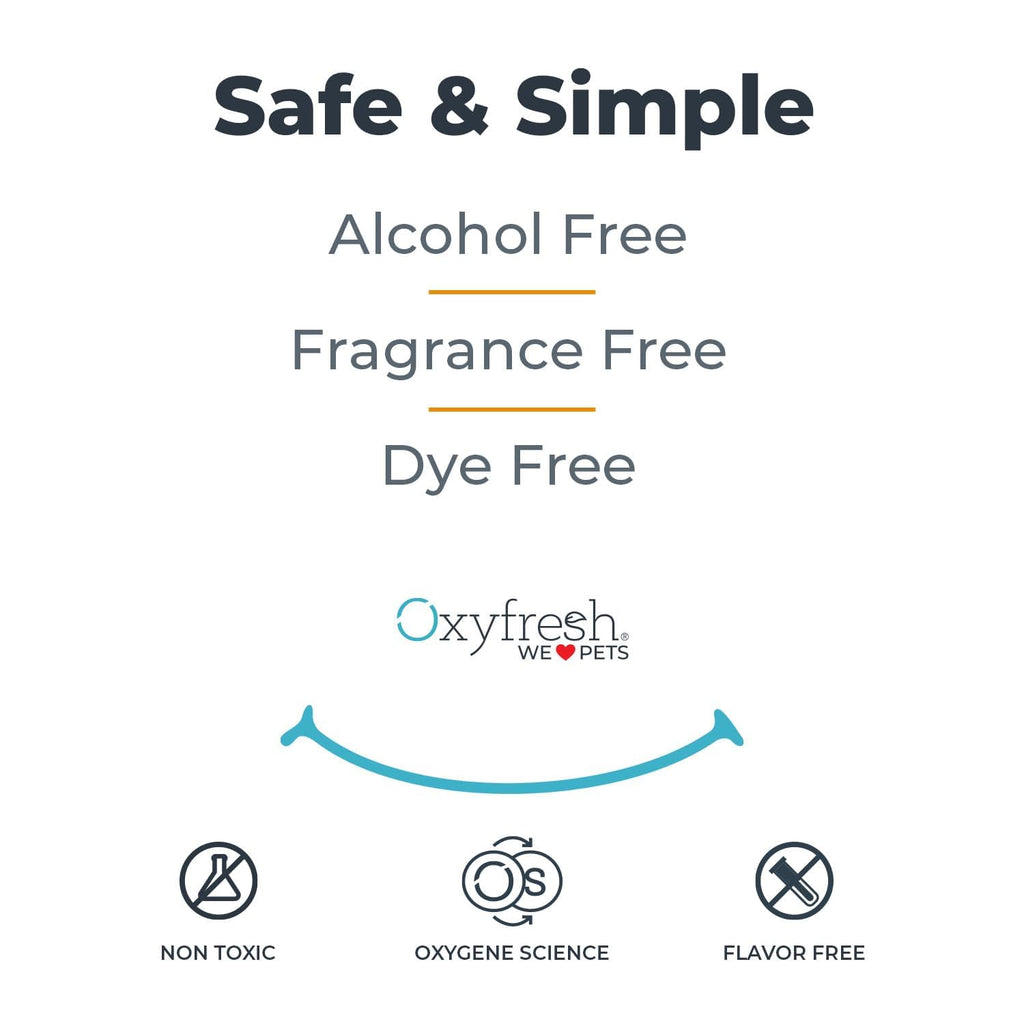 Oxyfresh Premium Pet Dental Care Solution Pet Water Additive: Best Way to Eliminate Bad Dog Breath and Cat Bad Breath - Fights Tartar & Plaque - So Easy, Just Add to Water! Vet Recommended 16 oz.