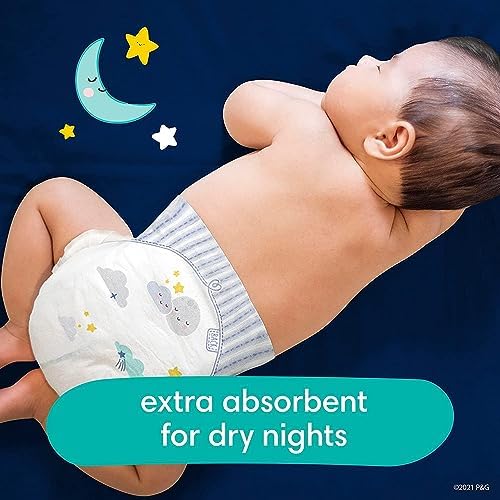 Pampers Disposable Diapers Size 5, Swaddlers 132 Count + Overnight (50 Count)