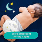 Pampers Disposable Diapers Size 5, Swaddlers 132 Count + Overnight (50 Count)