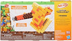 Nerf Minecraft Firebrand, Dart Blasting Axe, 6 Nerf Elite Foam Darts, Design Inspired by Minecraft Axe in The Game, Pull Down Priming, Minecraft Toys