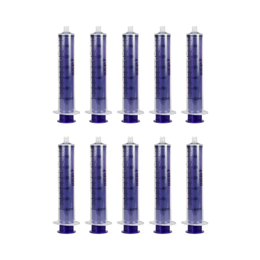 Vesco Medical ENFIT Standard Tip Syringes, 60ML (10)