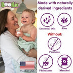 Boogie Kids Bath Bombs, Calming, Naturally Derived, Made with Aloe and Calming Vapors, Eucalyptus, 3 Bath Bombs, 2.8 oz, Pack of 1