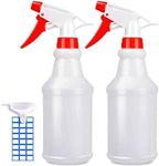 Empty Spray Bottles 16oz/2Pack - Adjustable Spray Bottles for Cleaning