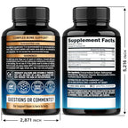 Calcium 1200 mg with Vitamin D3 - Calcium Citrate Supplements for Women & Men - Bone Health, Strength & Density - High Absorption & Slow Release - Lab Tested, Made in USA - 180 Tablets, 60 Days Supply