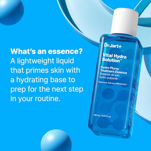 Dr.Jart+ Vital Hydra Solution Hydro Plump Treatment Essence with Hyaluronic Acid | Korean Skin Care, 5.07 Fl Oz