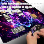 Board Game 14x24in MTG Playmat Compatible for OCG CCG RPG TCG Playmats (Tiger's Head 2)