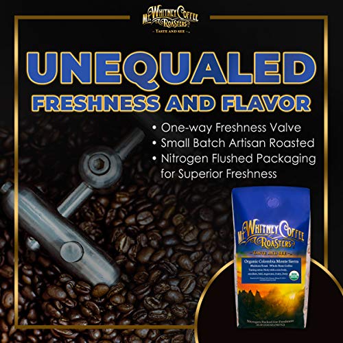 Mt. Whitney Colombia Monte Sierra Organic Low Acid Coffee (Whole Bean, 2 Lb)