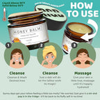 Tallow and Honey Balm, Handmade, Organic Body Butter, Grass-Fed Beef Tallow for Skin, Soothing All-Natural Moisturizer | Made in USA - 2 oz (Sandalwood Vanilla)