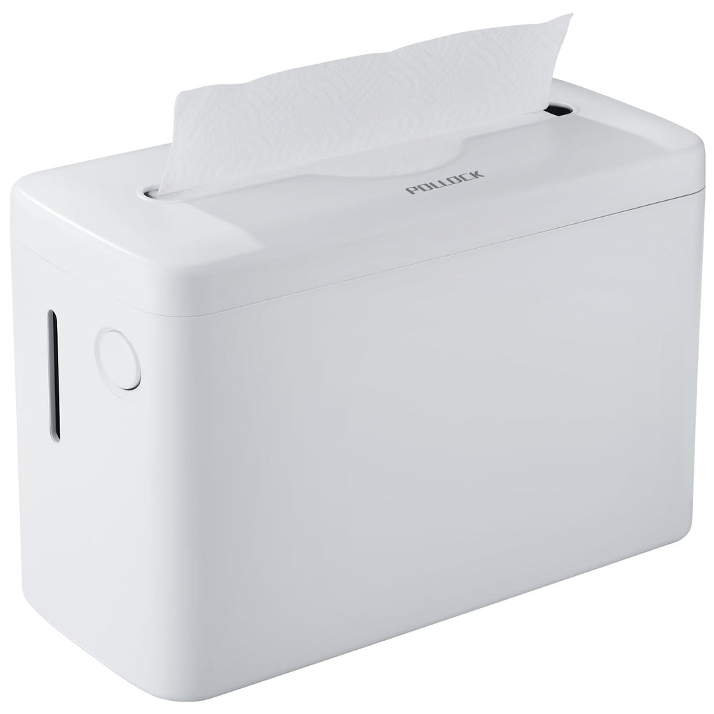 Pollock Paper Towel Dispenser Holder Countertop Commercial,White-L
