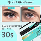 Eyelash Extension Remover 12ML,Lash Cluster Remover For Lash Extensions,Individual Lashes Remover Non Irritating,Diy Eyelashes Clusters Glue Remover Oil,Eye Cleanser For Removal Diy Lash Extensions