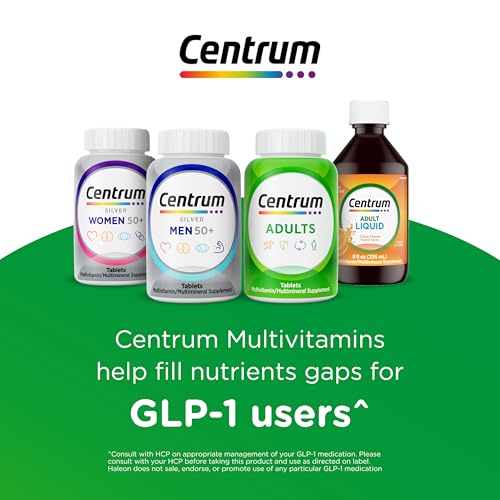Centrum Multivitamin for Women, Multimineral Supplement with Iron, Vitamin D3, B Vitamins and Antioxidant Vitamins C and E, Gluten Free, Non-GMO Ingredients - 250 Count