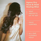 DAE Agave Dry Heat & Hold Styling Mist - Protects, Controls Frizz, Softens Hair (5 oz.)