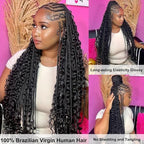 Human Hair Braiding Hair 50g 24 Inch Deep Wave Bulk No Weft Bundle 100% Brazilian Virgin Curly Human Hair Extensions for Boho Braids Wet and Wavy Human Braiding Hair