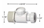 ATIE 360 Pool Cleaner UWF Connector Assembly 9-100-3008 with Quick Disconnect 9-100-3006, Wall Fitting 6-550-00, Filter Screen 6-504-00, Pressure Relief Valve 9-100-3009 for Polaris 360 Pool Cleaner