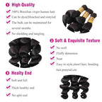 Loose Deep Wave Bulk Human Hair for Braiding No Weft Loose Deep Wave Bulk Human Braiding Hair Brazilian Virgin Human Hair Bulk for Boho Braids 100g(1 bundle/1pack) (22 Inch, Natural Color)