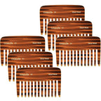 Giorgio G51 Wide Tooth Combs for Women Detangling Comb, Wide Teeth Pocket Comb for Thick Curly Wavy Hair. Hair Detangler Comb For Wet and Dry Everyday Care. Handmade, Saw-Cut and Hand Polished (3.75")