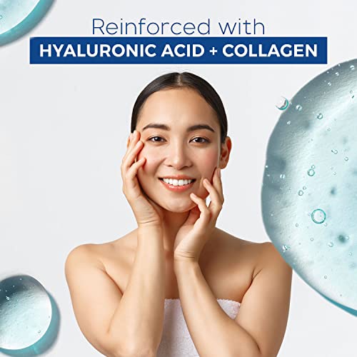 Hyaluronic Acid & Collagen Face Moisturizer - Anti-Aging, Ultra Hydrating, Fine Lines & Wrinkles Treatment - Dermatologist Tested Korean Skincare - Clean Beauty, Cruelty-Free - 1.69 oz